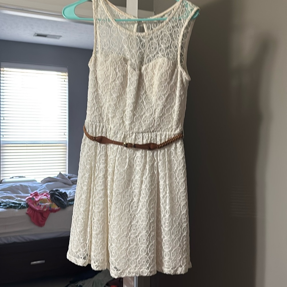white dress
